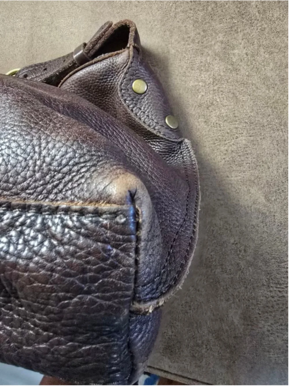 Women's Lucky Brand Brown Leather Shoulder Bag One Size